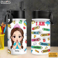 Personalized Gift For Kid I Am Kind Kids Water Bottle 33565 thumb 1