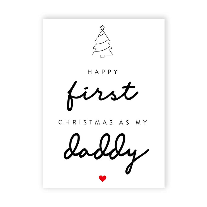 Frist Christmas As Daddy Card 35370 1