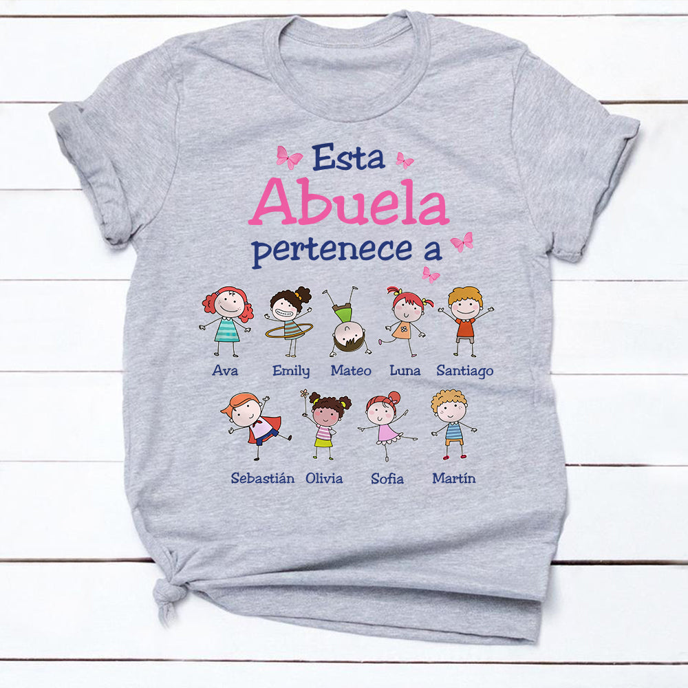 Personalized Abuela Spanish Grandma Belongs T Shirt AP97 81O34