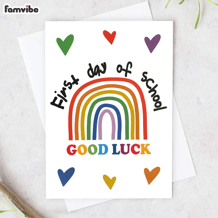 Good Luck At School Card 1