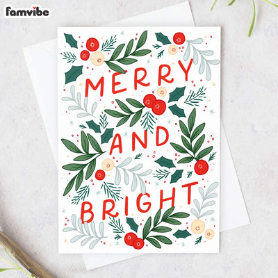 Merry And Bright Card 35368