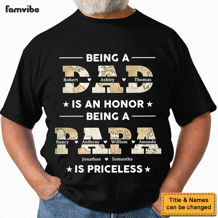 Personalized Gift For Being A Dad An Honor Shirt - Hoodie - Sweatshirt 32964 1