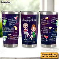 Personalized Gift For Friends Cocktail Bestie Tumbler 35033 thumb 1