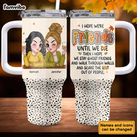 Personalized Gift For Besties Friends 40oz Tumbler With Straw 35091 thumb 1