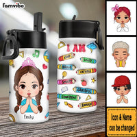 Personalized Gift For Kid I Am Kind Kids Water Bottle 33565 thumb 1