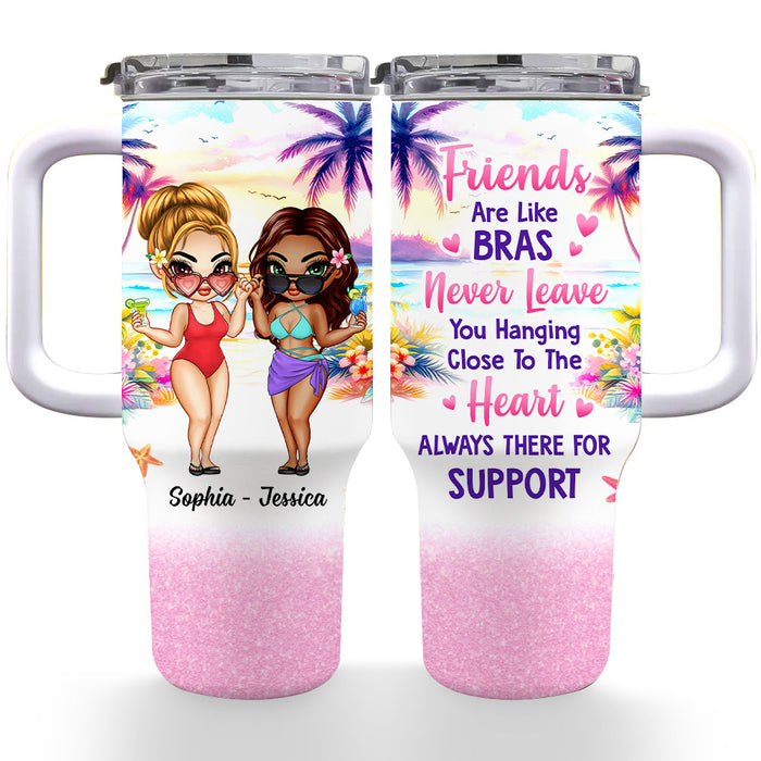Personalized Gift For Friend Close To The Heart 40oz Tumbler With Straw 34393 1
