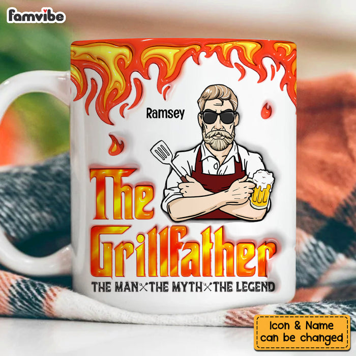 Personalized Gift For Grill Dad Mug 33349 1
