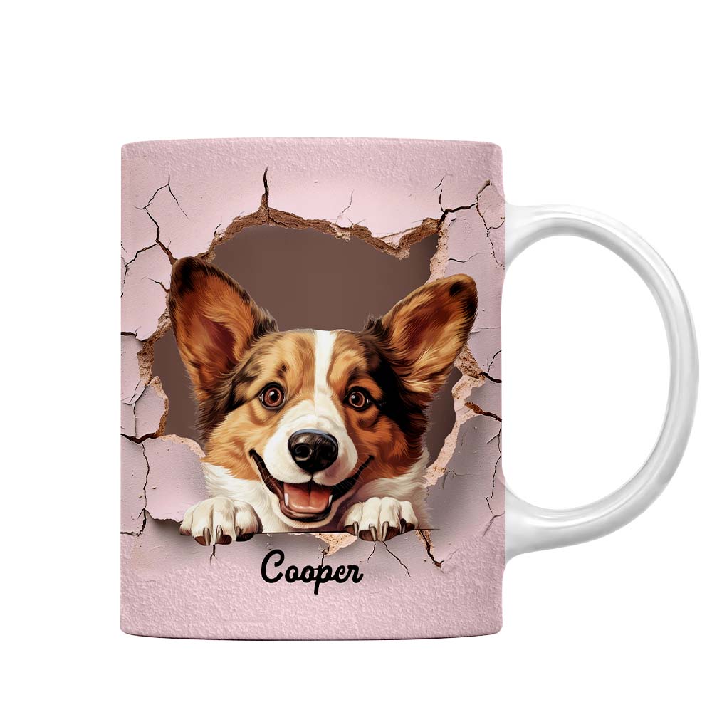 Dog God Of Frolic 3D Personalized Mug - Unique Gift