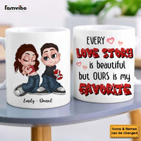 Personalized Gift For Couple Our Love Story Is My Favorite Mug 34938 thumb 1