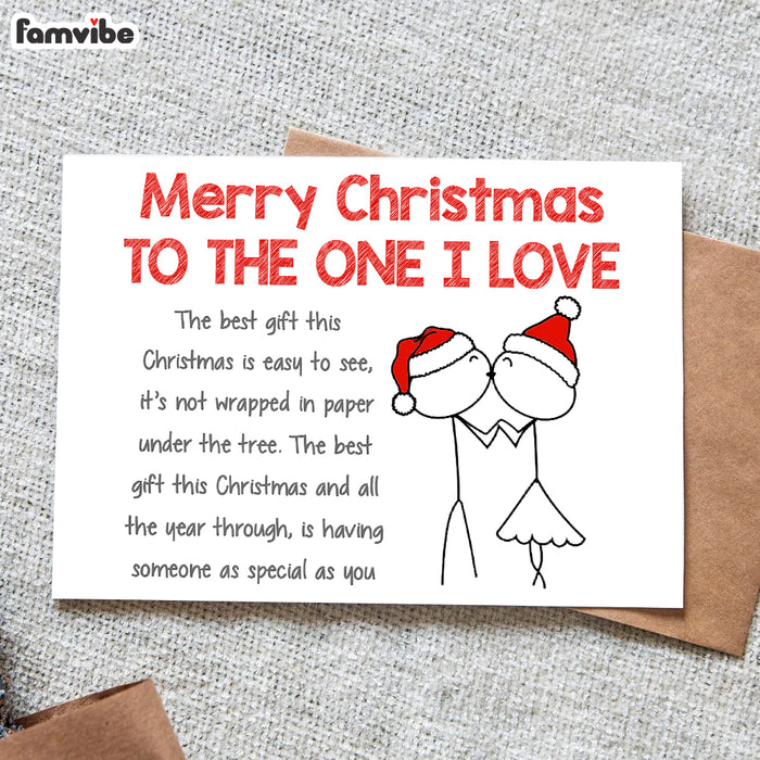 Merry Christmas To The One I Love Card 35372 1