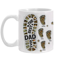 Personalized Gift For Dad Granpa Footprints Mug 33362 thumb 1
