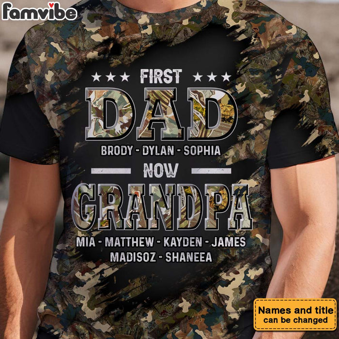Personalized Gift First Dad Now Grandpa All-over Print T Shirt - Hoodie - Sweatshirt 32789 1
