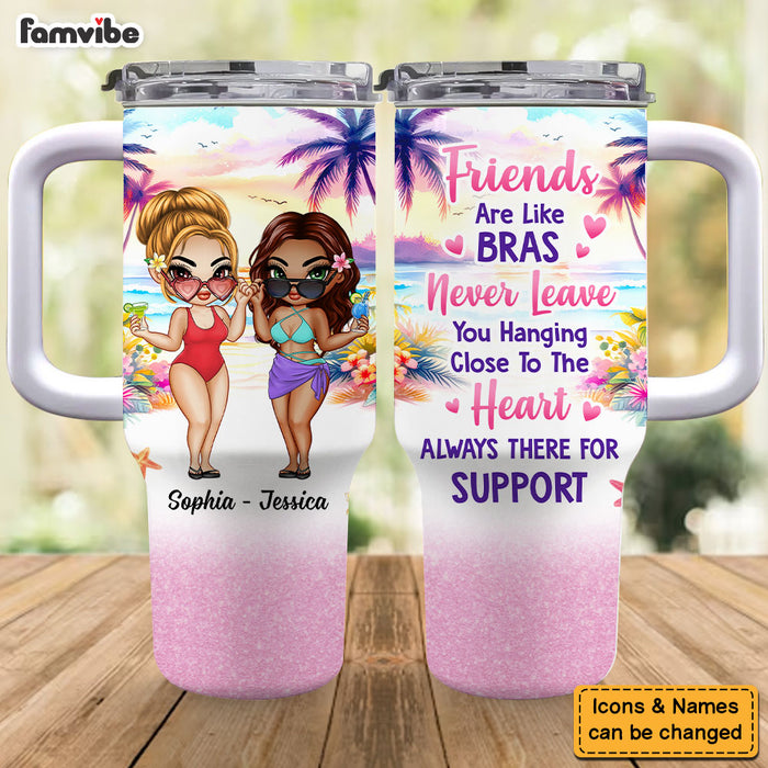 Personalized Gift For Friend Close To The Heart 40oz Tumbler With Straw 34393 1