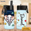Personalized Gift For Grandson Animal Name Kids Water Bottle 32628 1