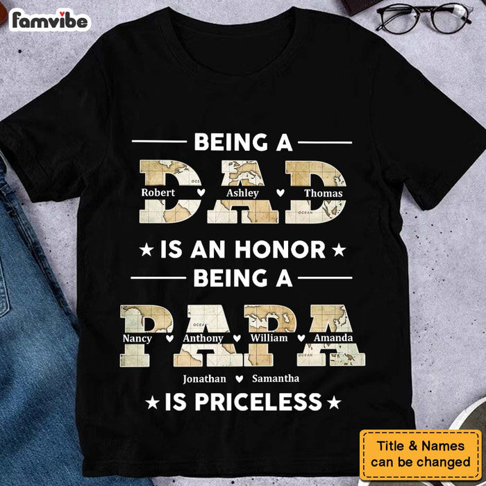 Personalized Gift For Being A Dad An Honor Shirt - Hoodie - Sweatshirt 32964 1