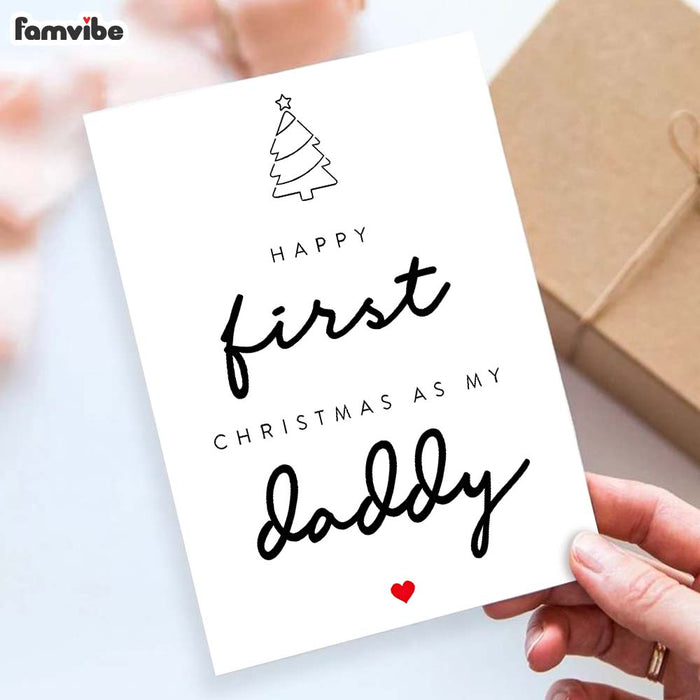 Frist Christmas As Daddy Card 35370 1