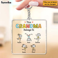 Personalized Gift For Grandma Belongs To Acrylic Keychain 33056 thumb 1