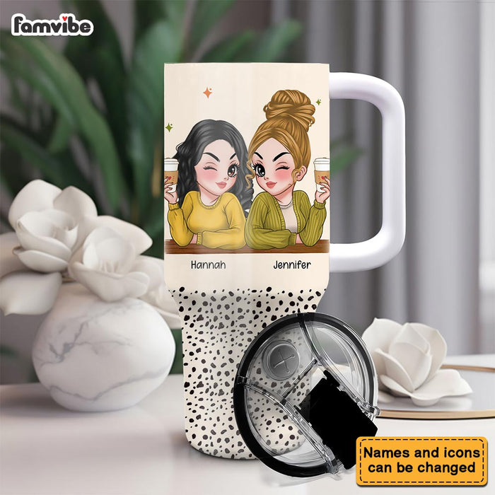 Personalized Gift For Besties Friends 40oz Tumbler With Straw 35091 1
