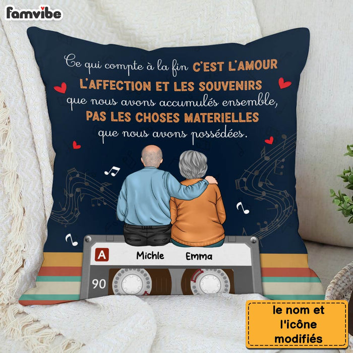 Personalized French Gift For Couples C'est L'amour, L'affection Et Les Souvenirs Pillow 30976 1