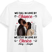 Personalized BWA Couple Stay In Love By Choice T Shirt AG261 65O36 thumb 1