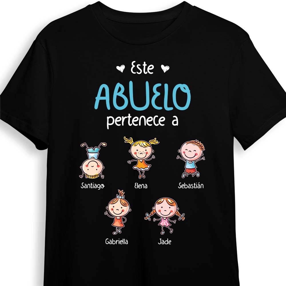 Personalized Abuelo Spanish Grandpa Belongs T Shirt AP88 67O57