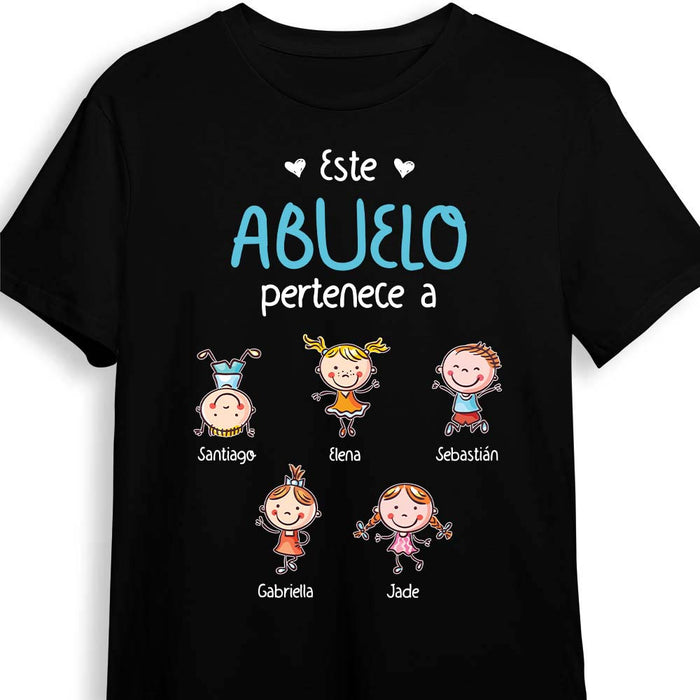 Personalized Abuelo Spanish Grandpa Belongs T Shirt AP88 67O57 1