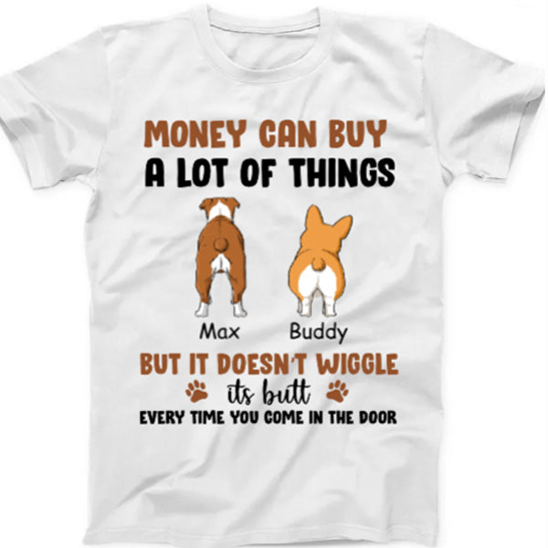 Personalized Dog Wiggle Butt T Shirt OB92 81O34 1