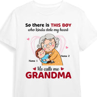 Personalized Grandma Mom T Shirt MR261 26O47 thumb 1