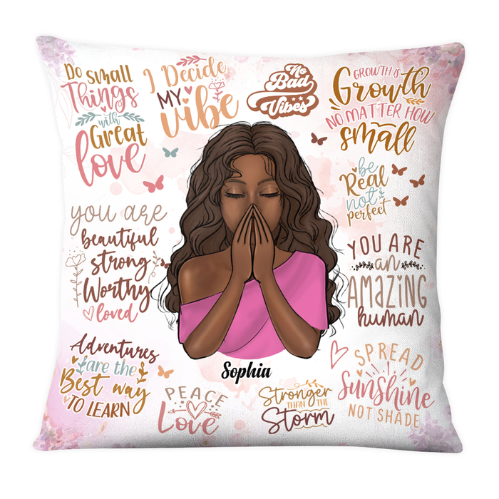 Personalized Affirmation Christian Gifts For Granddaughter Pillow 26556 1