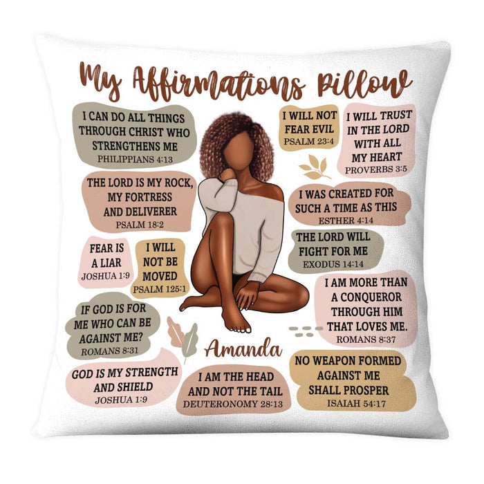 Personalized Christian Affirmation Pillow 24813 1