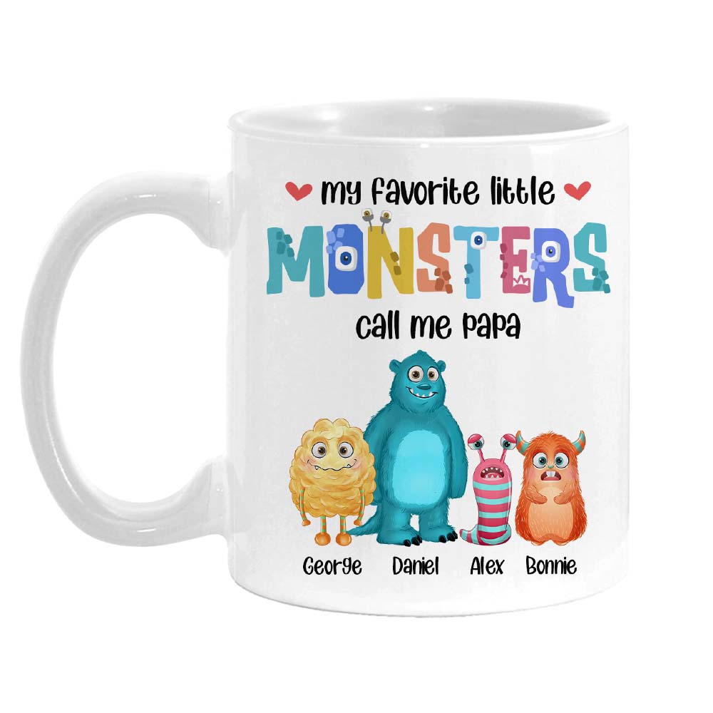 Personalized Papa Monster Mug 25444