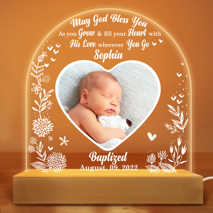 Personalized Girl Baptism Box - Baby Hanger