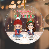 Personalized Gift For Old Friends It Takes A Long Time Circle Ornament 28618 thumb 1