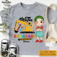 Personalized Gift For Grandson Back To School Truck Kid T Shirt 27590 thumb 1