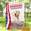 Personalized Gift For Dog Lovers 4th Of July Decoration Area Patrolled By Photo Flag 26536 1