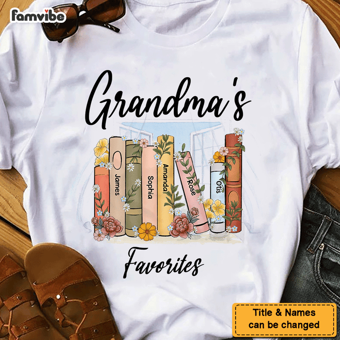 Personalized Gift For Grandma Favorite Books Shirt - Hoodie - Sweatshirt 27275 1