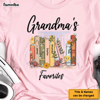 Personalized Gift For Grandma Favorite Books Shirt - Hoodie - Sweatshirt 27275 thumb 1