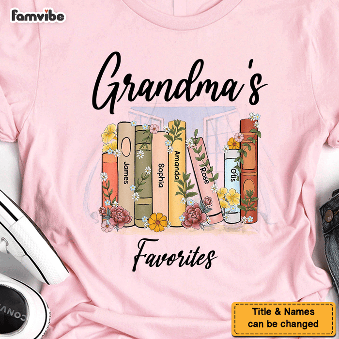 Personalized Gift For Grandma Favorite Books Shirt - Hoodie - Sweatshirt 27275 1