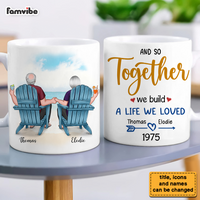 Personalized Couple Gift  And So Together We Build A Life We Loved Mug 31083 thumb 1