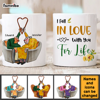 Personalized Couple Gift I Fell In Love With You For Life Mug 31180 thumb 1