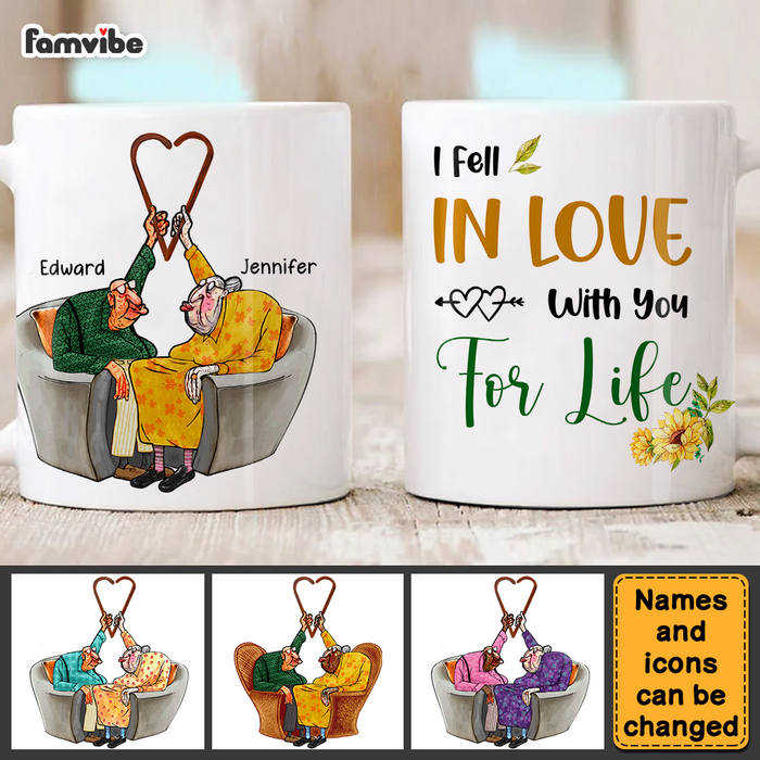 Personalized Couple Gift I Fell In Love With You For Life Mug 31180 1