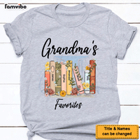 Personalized Gift For Grandma Favorite Books Shirt - Hoodie - Sweatshirt 27275 thumb 1