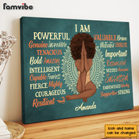 Personalized Daughter Affirmation Sun, Positive, Motivating, Self-Esteem Building Canvas 27805 thumb 1