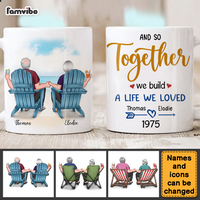 Personalized Couple Gift  And So Together We Build A Life We Loved Mug 31083 thumb 1