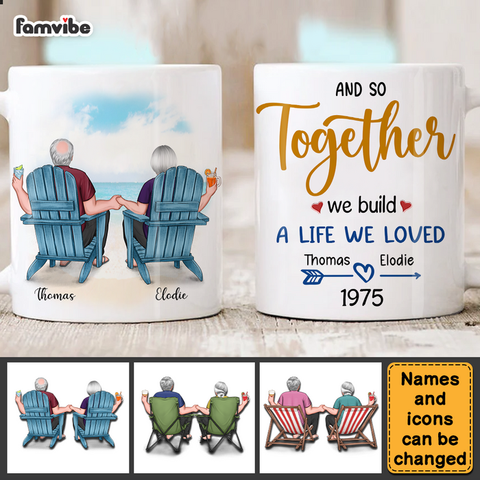 Personalized Couple Gift  And So Together We Build A Life We Loved Mug 31083 1