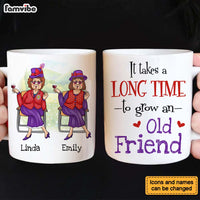 Personalized Gift For Friends It Takes A Long Time To Grow An Old Friend Mug 26424 thumb 1