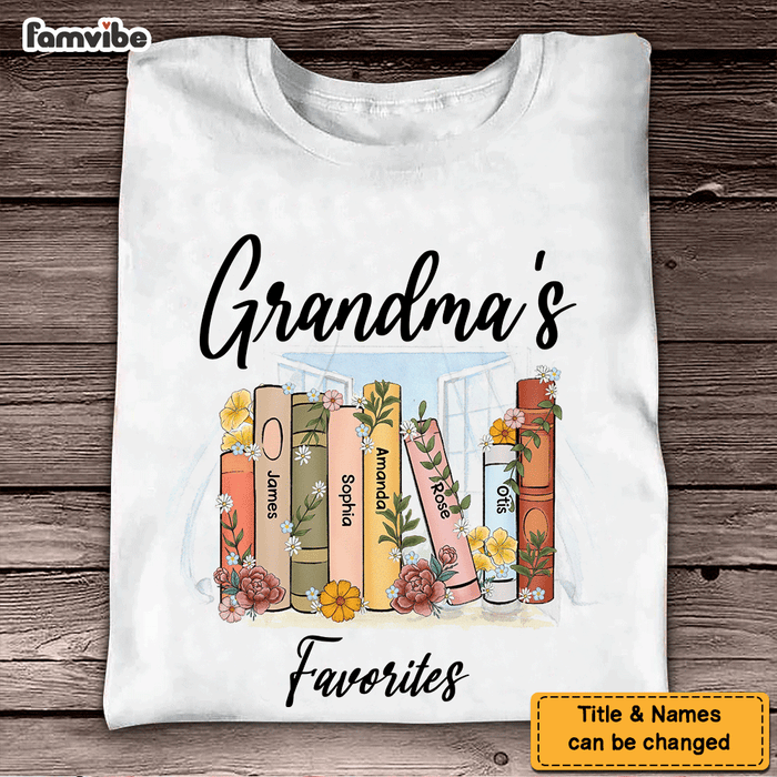 Personalized Gift For Grandma Favorite Books Shirt - Hoodie - Sweatshirt 27275 1