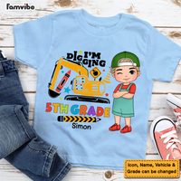 Personalized Gift For Grandson Back To School Truck Kid T Shirt 27590 thumb 1