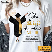 Personalized Graduation Gift She Believed She Could So She Did Shirt - Hoodie - Sweatshirt 32499 thumb 1