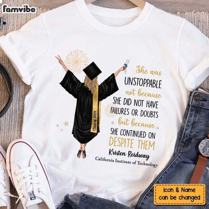 Personalized Graduation Gift She Believed She Could So She Did Shirt - Hoodie - Sweatshirt 32499 1